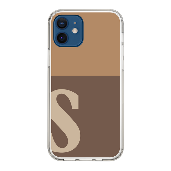 Slim Protection Case［ Original - initial two tone - S brown ］