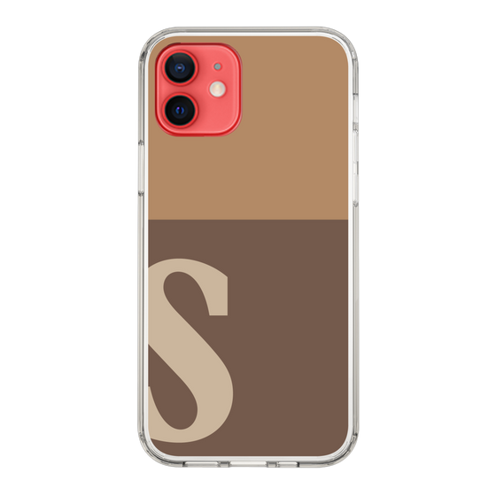 Slim Protection Case［ Original - initial two tone - S brown ］