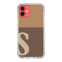 Slim Protection Case［ Original - initial two tone - S brown ］