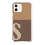 Slim Protection Case［ Original - initial two tone - S brown ］