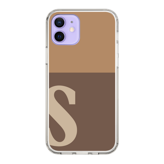 Slim Protection Case［ Original - initial two tone - S brown ］