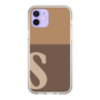 Slim Protection Case［ Original - initial two tone - S brown ］