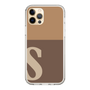 Slim Protection Case［ Original - initial two tone - S brown ］