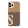Slim Protection Case［ Original - initial two tone - S brown ］