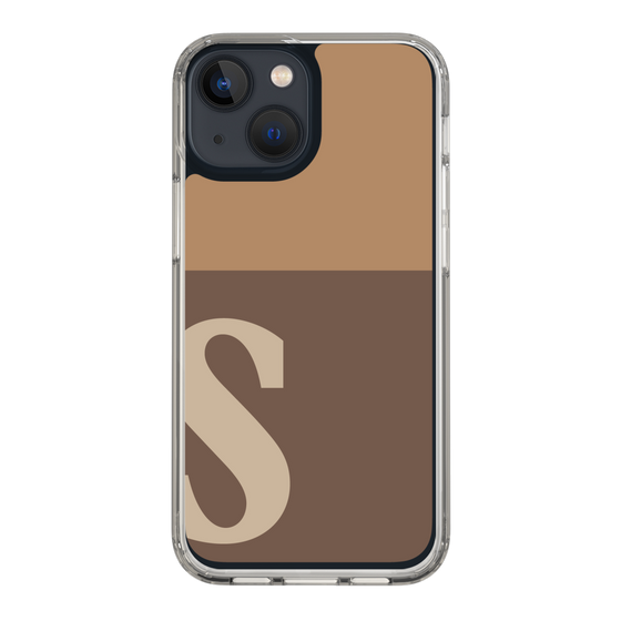 Slim Protection Case［ Original - initial two tone - S brown ］