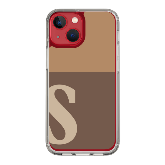Slim Protection Case［ Original - initial two tone - S brown ］