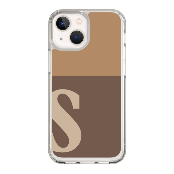 Slim Protection Case［ Original - initial two tone - S brown ］
