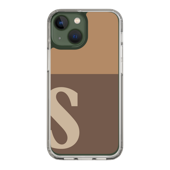 Slim Protection Case［ Original - initial two tone - S brown ］