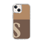 Slim Protection Case［ Original - initial two tone - S brown ］