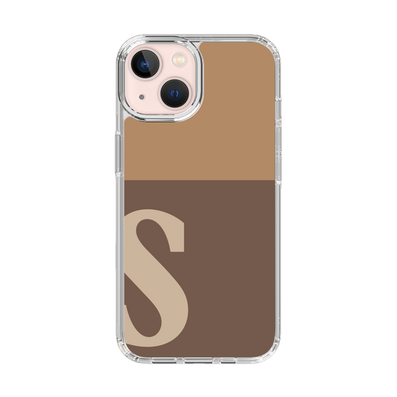 Slim Protection Case［ Original - initial two tone - S brown ］
