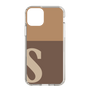 Slim Protection Case［ Original - initial two tone - S brown ］
