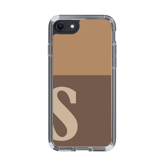 Slim Protection Case［ Original - initial two tone - S brown ］