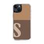 Slim Protection Case［ Original - initial two tone - S brown ］