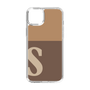 Slim Protection Case［ Original - initial two tone - S brown ］