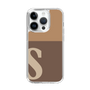 Slim Protection Case［ Original - initial two tone - S brown ］