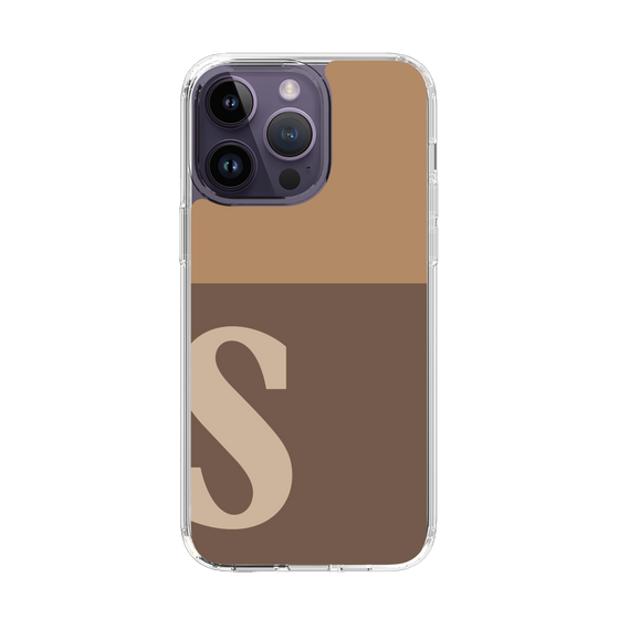 Slim Protection Case［ Original - initial two tone - S brown ］