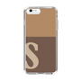Slim Protection Case［ Original - initial two tone - S brown ］