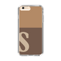 Slim Protection Case［ Original - initial two tone - S brown ］
