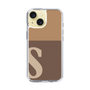Slim Protection Case［ Original - initial two tone - S brown ］