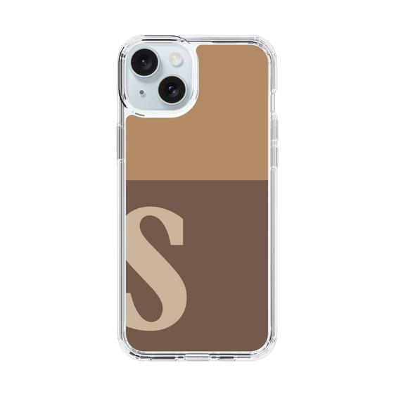 Slim Protection Case［ Original - initial two tone - S brown ］
