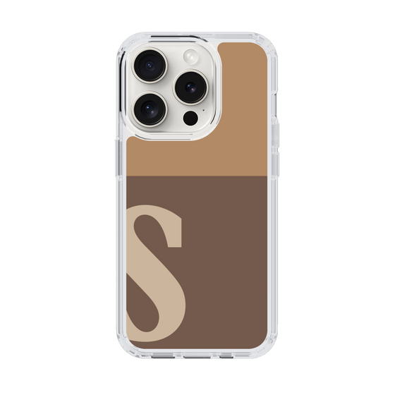 Slim Protection Case［ Original - initial two tone - S brown ］