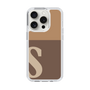 Slim Protection Case［ Original - initial two tone - S brown ］