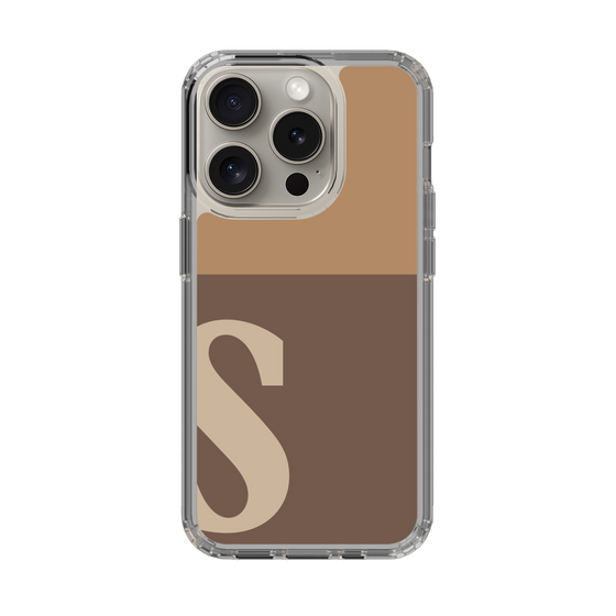 Slim Protection Case［ Original - initial two tone - S brown ］