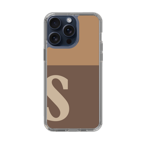 Slim Protection Case［ Original - initial two tone - S brown ］