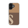 Slim Protection Case［ オリジナル - initial two tone - S brown ］