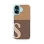Slim Protection Case［ オリジナル - initial two tone - S brown ］
