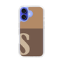 Slim Protection Case［ オリジナル - initial two tone - S brown ］