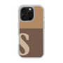 Slim Protection Case［ オリジナル - initial two tone - S brown ］