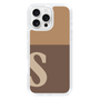 Slim Protection Case［ オリジナル - initial two tone - S brown ］