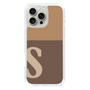 Slim Protection Case［ オリジナル - initial two tone - S brown ］