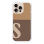 Slim Protection Case［ オリジナル - initial two tone - S brown ］