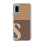 Slim Protection Case［ Original - initial two tone - S brown ］