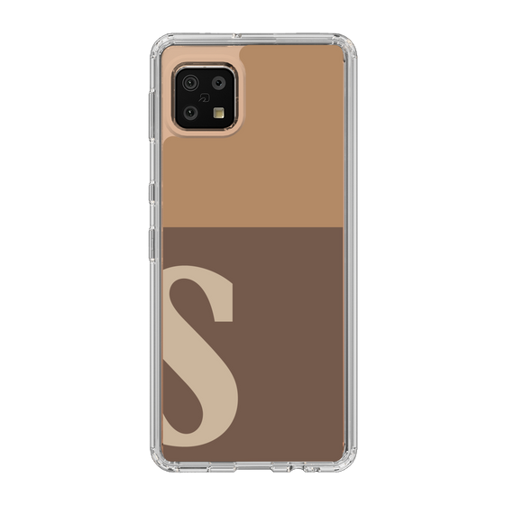Slim Protection Case［ Original - initial two tone - S brown ］