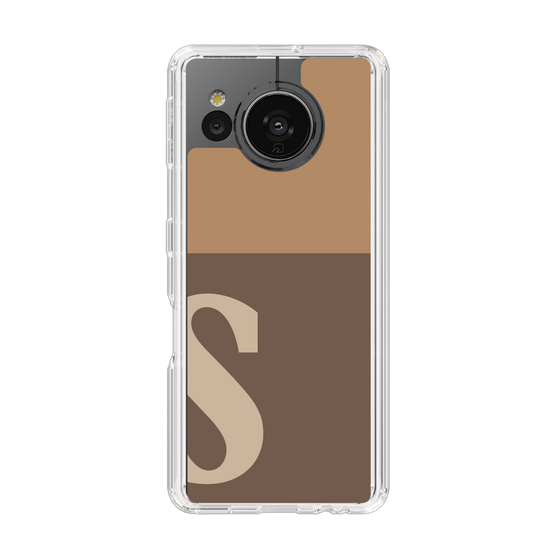Slim Protection Case［ Original - initial two tone - S brown ］
