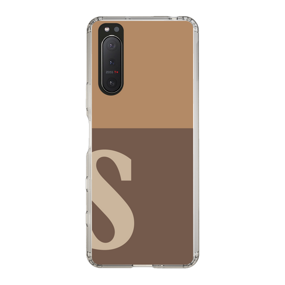 Slim Protection Case［ Original - initial two tone - S brown ］