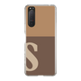 Slim Protection Case［ Original - initial two tone - S brown ］
