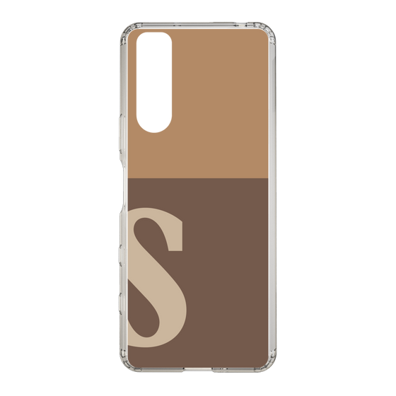 Slim Protection Case［ Original - initial two tone - S brown ］