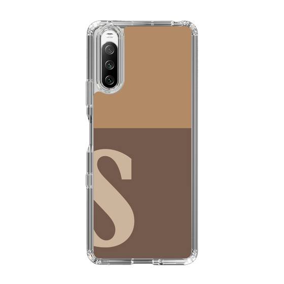 Slim Protection Case［ Original - initial two tone - S brown ］