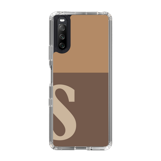 Slim Protection Case［ Original - initial two tone - S brown ］