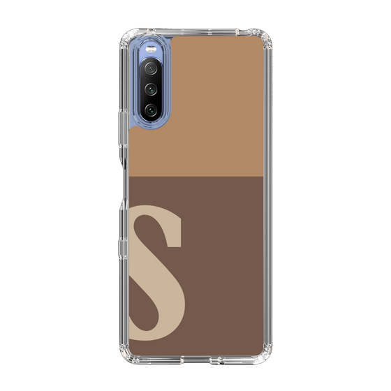 Slim Protection Case［ Original - initial two tone - S brown ］