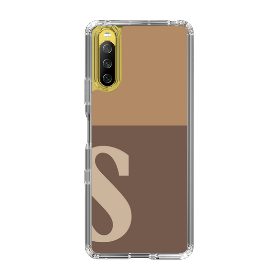 Slim Protection Case［ Original - initial two tone - S brown ］