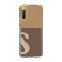 Slim Protection Case［ Original - initial two tone - S brown ］
