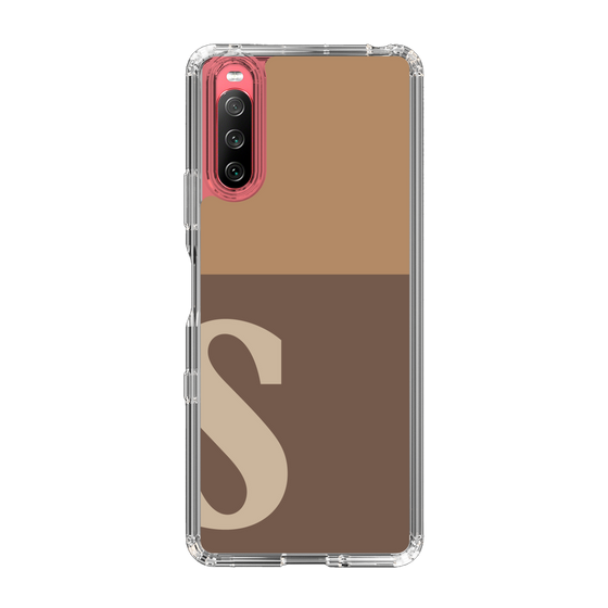 Slim Protection Case［ Original - initial two tone - S brown ］