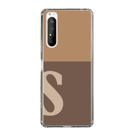 Slim Protection Case［ Original - initial two tone - S brown ］