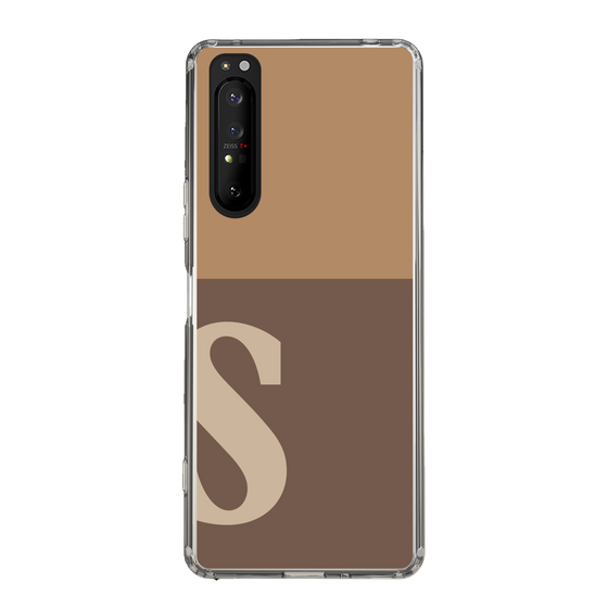 Slim Protection Case［ Original - initial two tone - S brown ］
