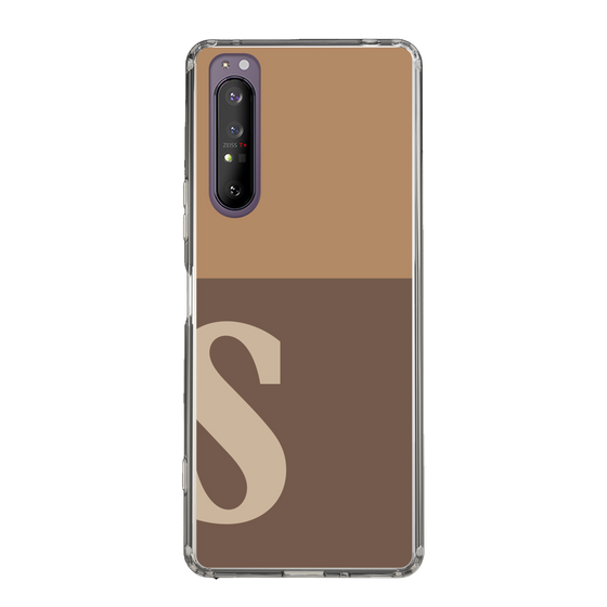 Slim Protection Case［ Original - initial two tone - S brown ］